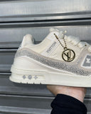 Trainer creme cravejado