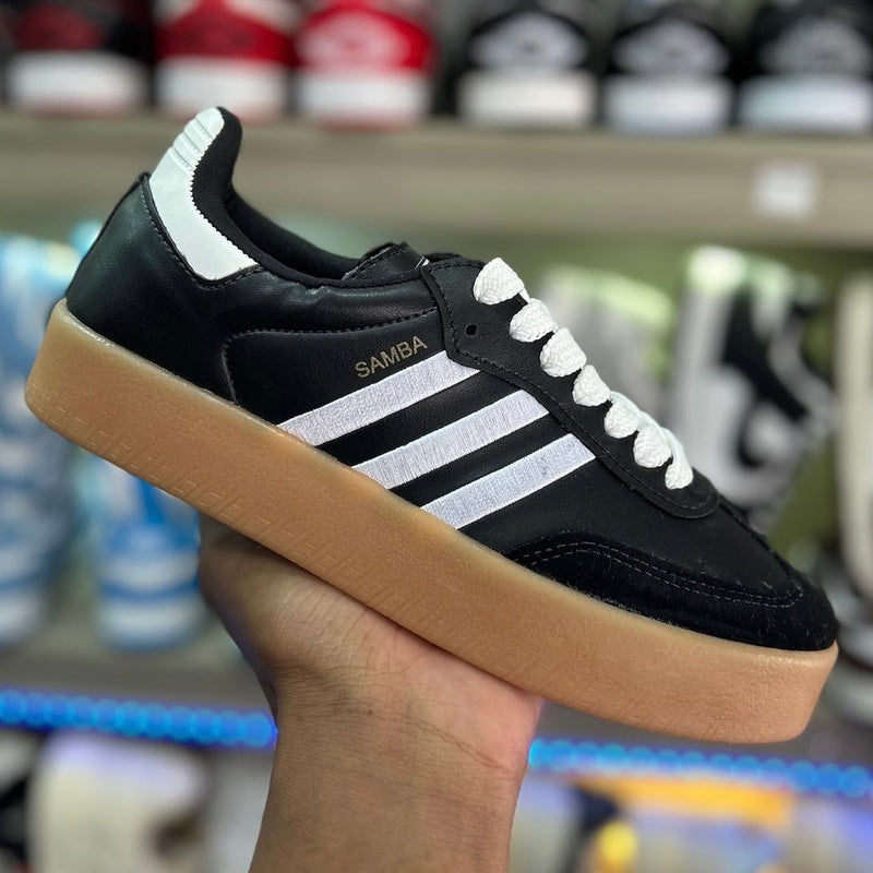 Adidas samba plataforma preto