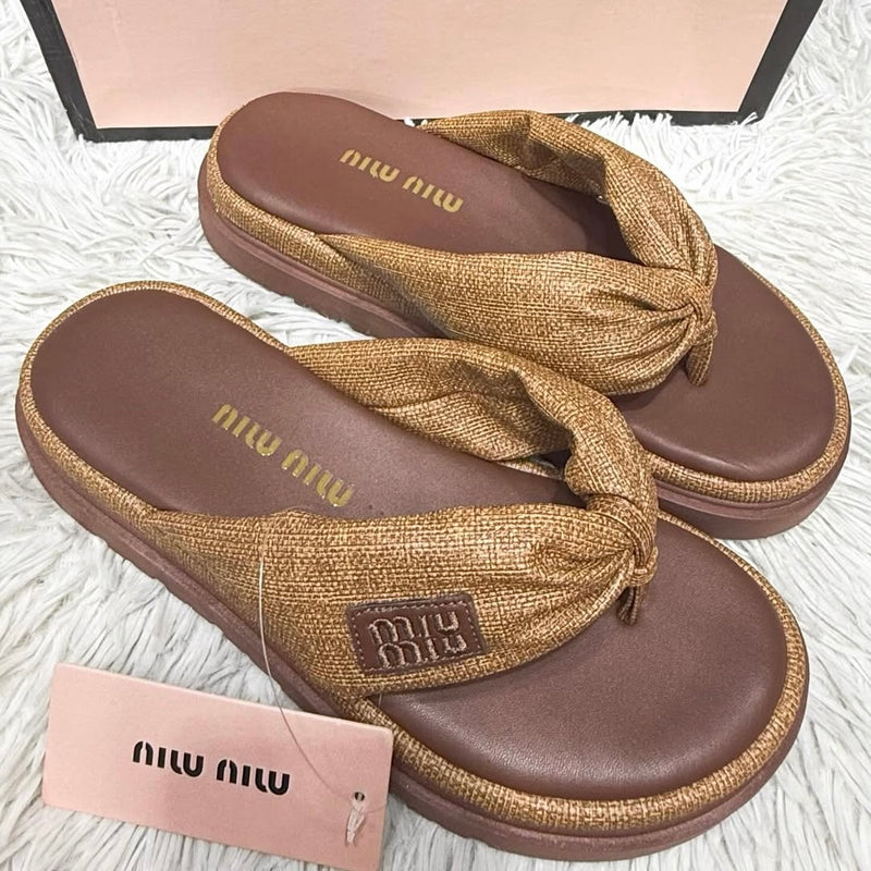 Chinelo Mi veraneio marrom