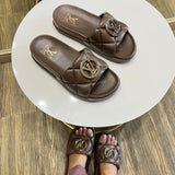 Chinelo L urban marrom