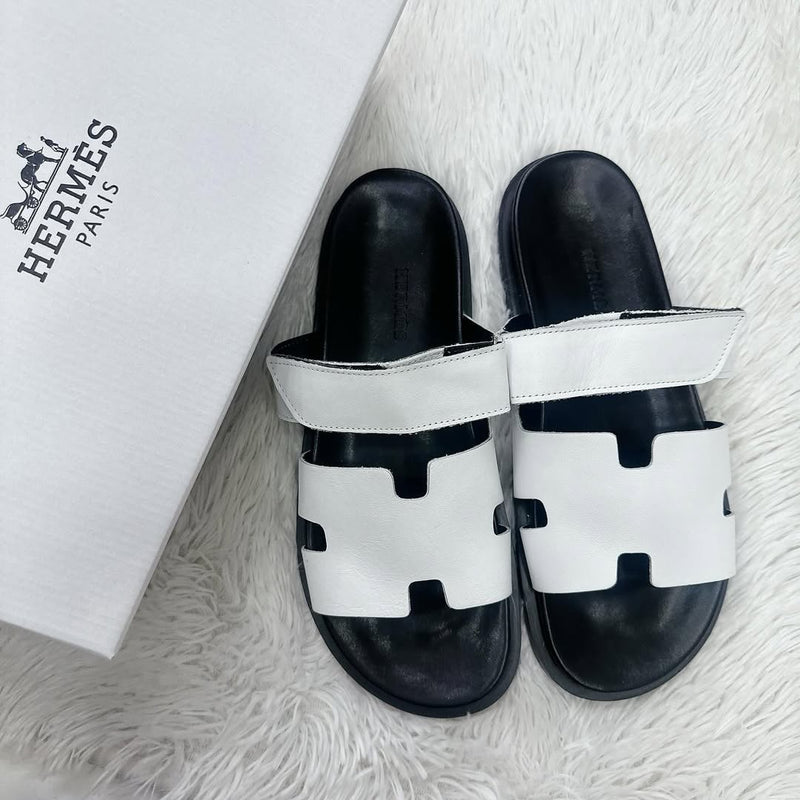 Papete Her couro branco