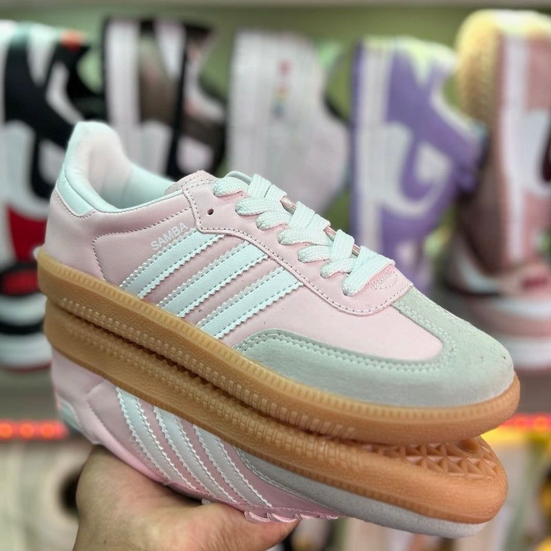 Adidas samba rosa bebê