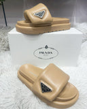 Chinelo Pra puffer caramelo