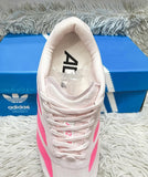 Ad running rosa bebê com lista pink