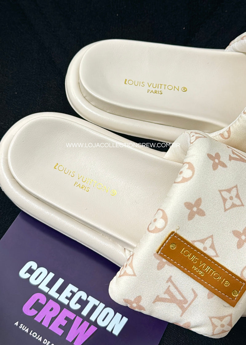 Chinelo Lo retrô branco