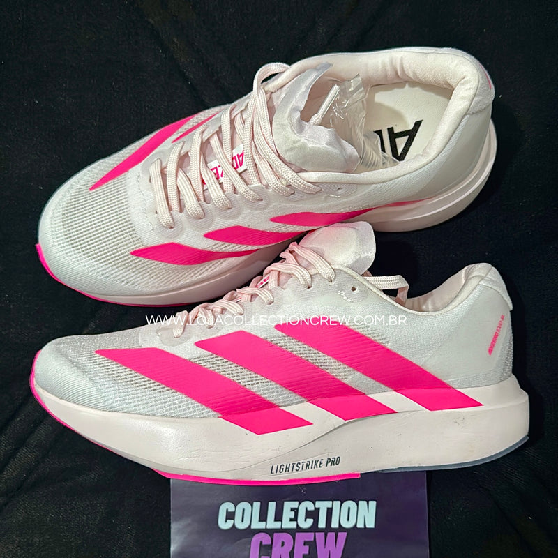 Ad running rosa bebê com lista pink