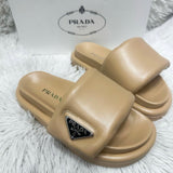 Chinelo Pra puffer caramelo