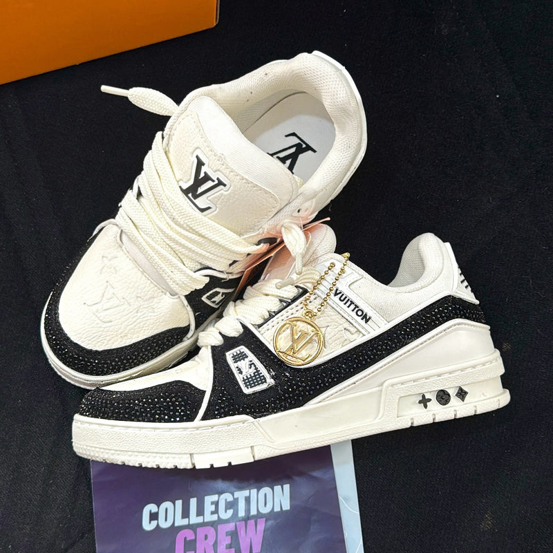 Louis vuitton trainer off cravejado