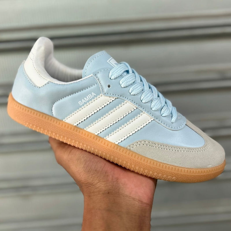 Adidas samba azul bebê