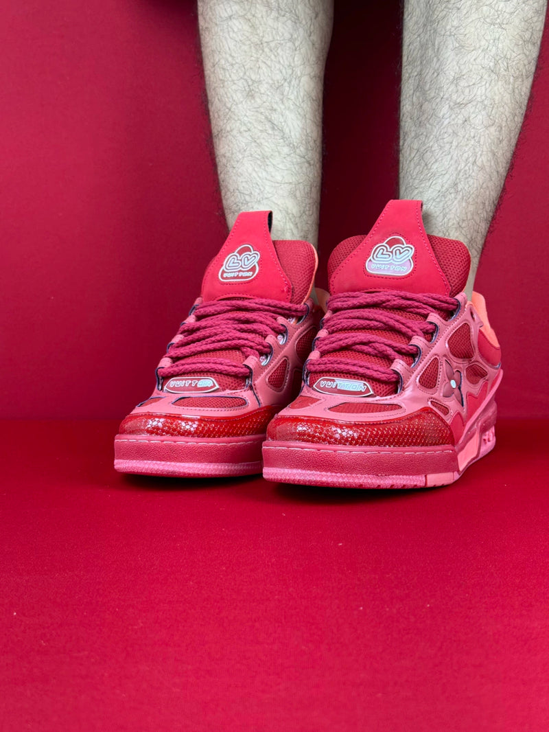 Louis vuitton skate vermelho