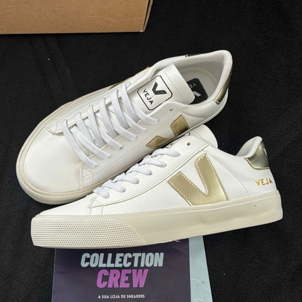 Vert Veja Cadarço dourado – lojacollectioncrew